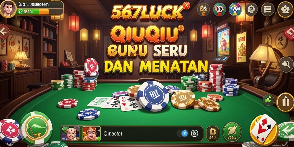 Screenshot gameplay 567LUCK menampilkan momen seru permainan QiuQiu.