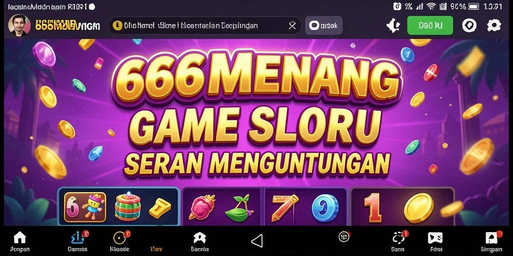 Tampilan menarik dari gameplay Slot 666MENANG yang menggugah semangat bermain.