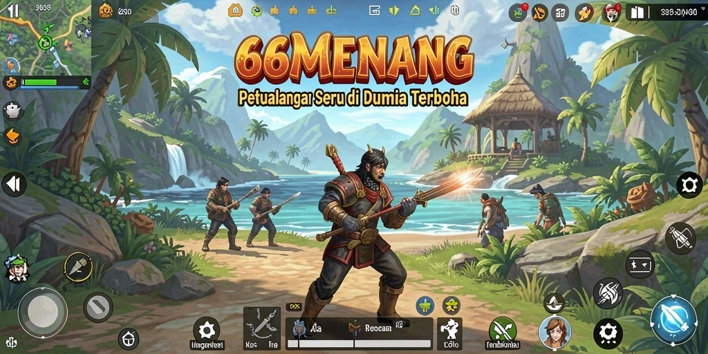 Tampilan gameplay Open World yang menakjubkan dari 66MENANG.
