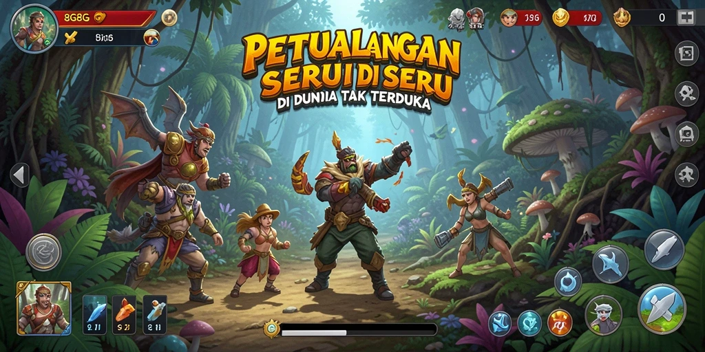 Tangkapan layar dari 8G8G menampilkan aksi eksplorasi yang mendebarkan.