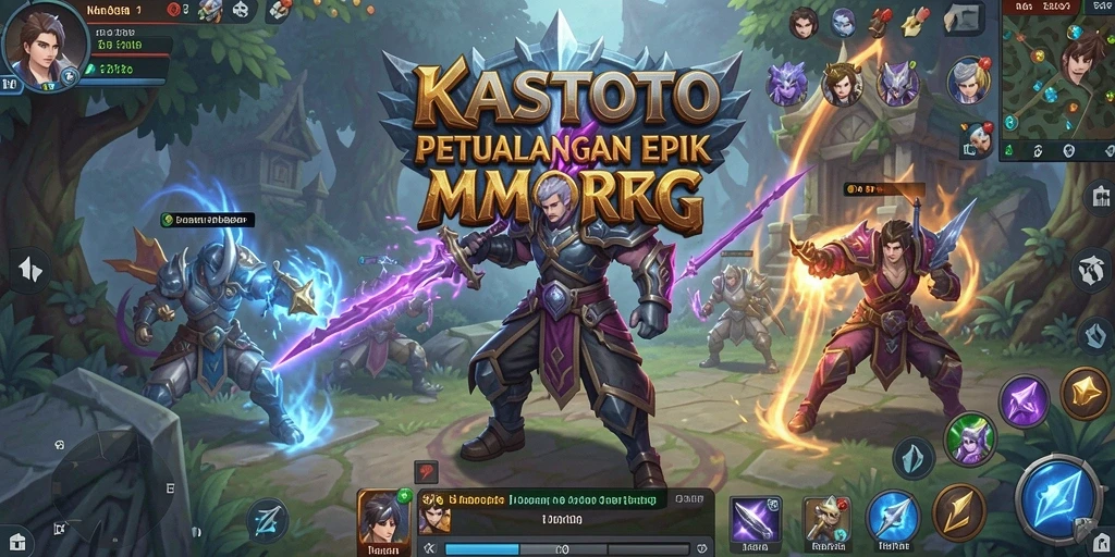 Menampilkan gameplay seru KASTOTO di dunia fantasi.