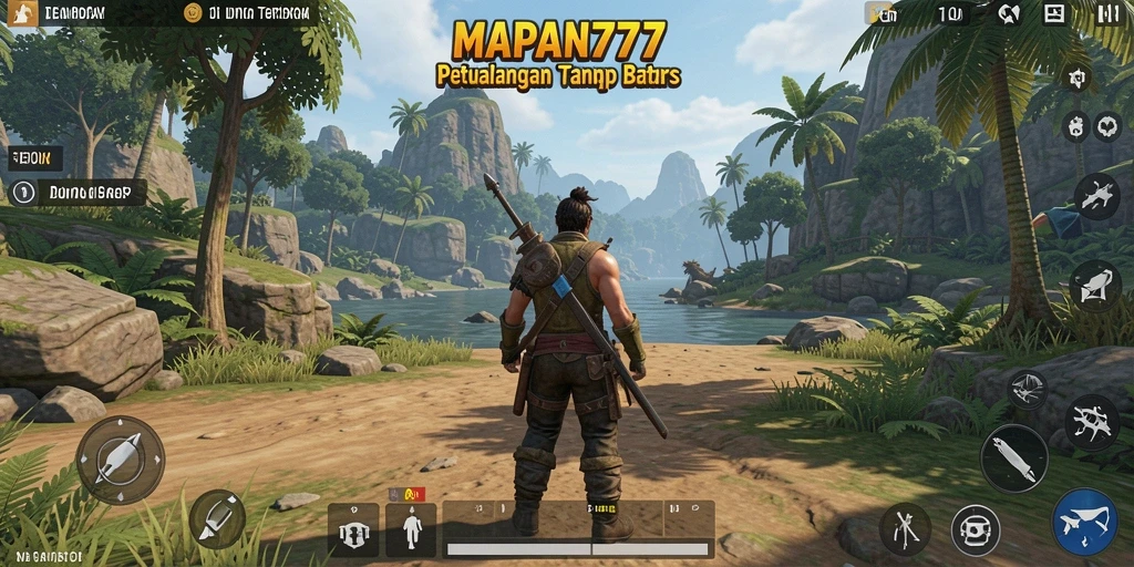 Screenshot gameplay <strong>MAPAN777</strong> menampilkan aksi seru di dunia terbuka.