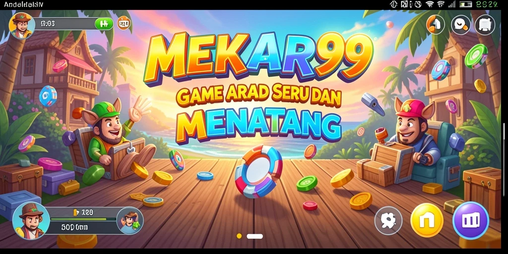 Tampilan gameplay MEKAR99 yang menarik dan menantang.
