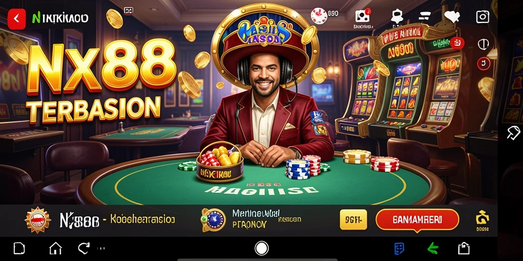 Screenshot gameplay Kasino NX888 menampilkan suasana seru dan mengasyikkan.