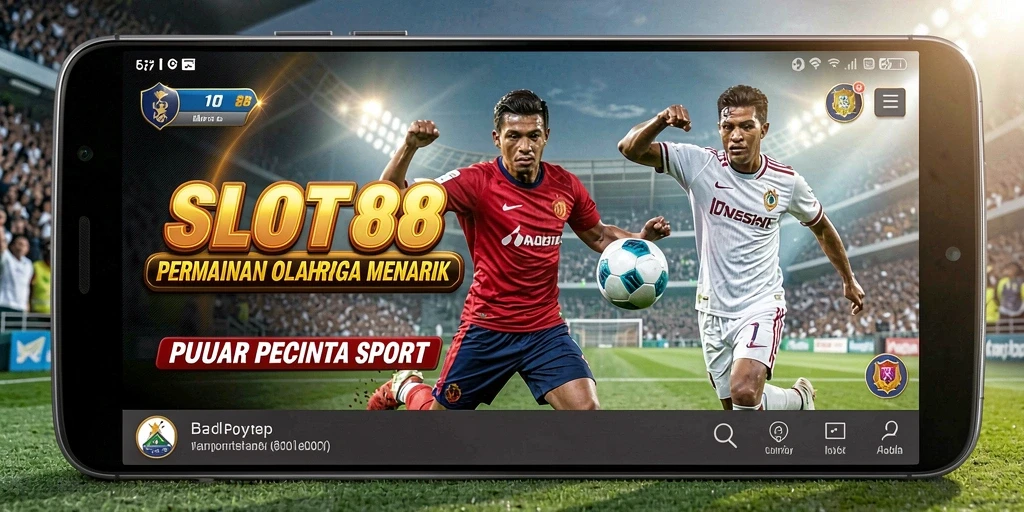 Tampilan gameplay menarik di SLOT88 yang menyajikan berbagai cabang olahraga.