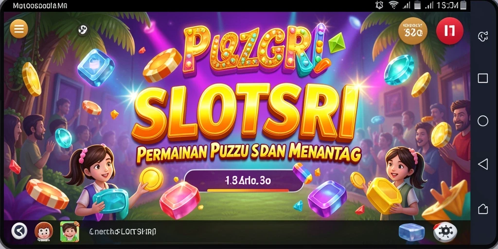 Tampilan screenshot utama SLOTSRI menampilkan gameplay yang mengasyikkan dan penuh warna.